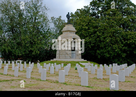 La guerre civile d'Andersonville Cimetière militaire national à Macon County Georgia USA Banque D'Images