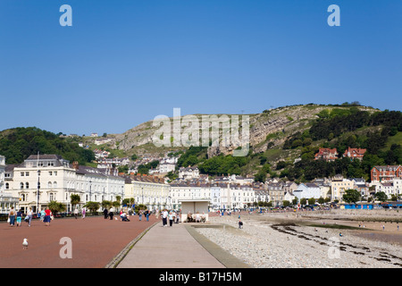 Llandudno North Wales UK Llandudno North Wales UK North Parade promenade et hôtels sur mer dans station victorienne classique Banque D'Images