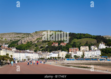 Llandudno North Wales UK North Parade promenade et hôtels dans un élégant bâtiment victorien du xixe siècle sur front de mer Banque D'Images