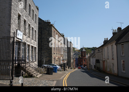 Maisons géorgiennes en anglais street downpatrick en Irlande du nord du comté de Down Banque D'Images