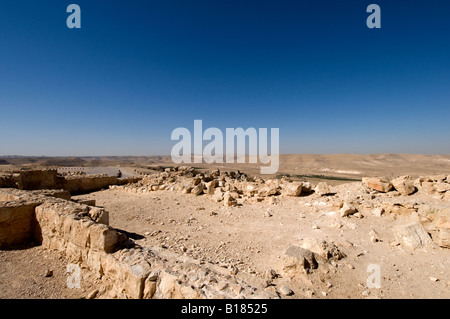 Ville d'Avdat (oboda) ville nabatéenne fondé 3e 100 BCE Banque D'Images