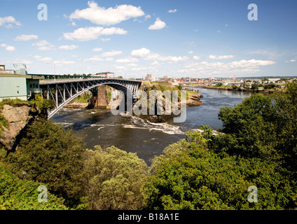 Reversing Falls, Parc, Saint John, Nouveau-Brunswick, Canada Banque D'Images