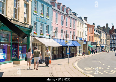 Place du marché, Cirencester, Gloucestershire, Angleterre Banque D'Images