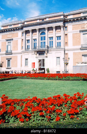 Entrée sud du musée du Prado. Madrid. L'Espagne. Banque D'Images