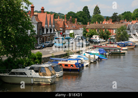 Henley-on-Thames est une ville sur la rive nord de la Tamise dans le sud de l'Oxfordshire, Angleterre. Banque D'Images