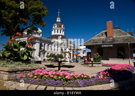 L'Hôtel de Ville, construit par l'architecte George Browne en 1844, Kingston, Ontario, Canada. Banque D'Images