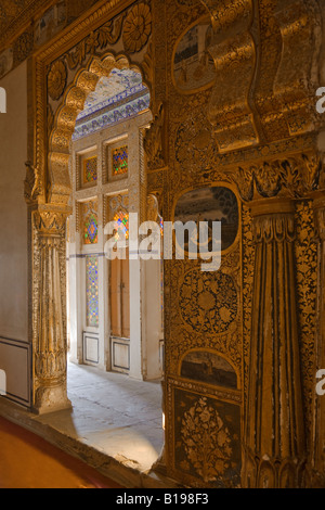 Le PHOOL MAHAL ou PALAIS DE FLEURS DE MEHERANGARH fort construit par le Maharaja Man Singh en 1806 le Rajasthan en Inde Banque D'Images