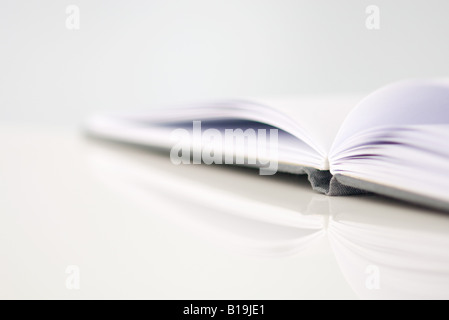 Livre ouvert, close-up, selective focus Banque D'Images