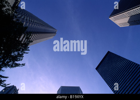 Japon, Tokyo, gratte-ciel Shinjuku Banque D'Images