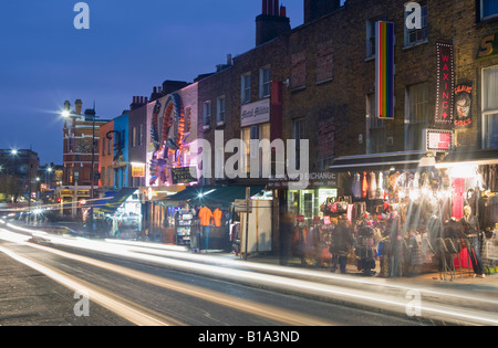 Commerces et marchés à Camden Town, Londres, Angleterre. Banque D'Images