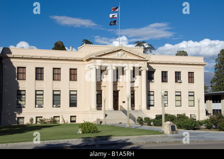 Le palais de justice du comté d'Inyo lors de l'indépendance, Ca, Banque D'Images