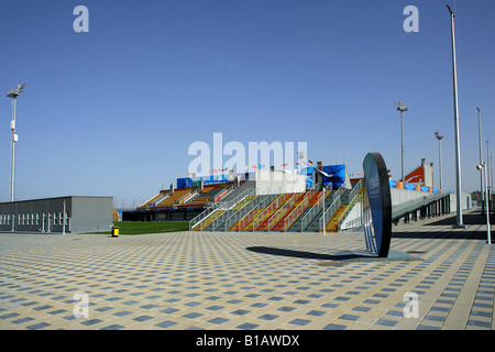 Champ de tir à l'Olympique de Beijing, Chine, Banque D'Images