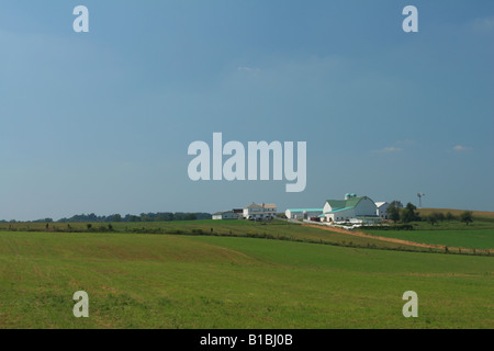 Pays Amish Farm Central Ohio Ohio près de Berlin Banque D'Images