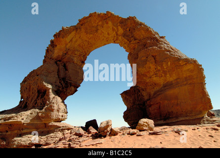 Géographie / Algérie, voyages, paysages, Tadrart Mountain, In-Tehaq Additional-Rights Clearance-Info, Arch--Not-Available Banque D'Images