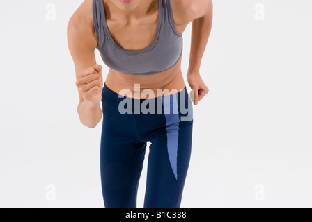 Coureur de femme Banque D'Images