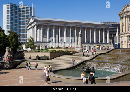 Birmingham Town Hall concert hall. Bâtiment classé grade 1. Banque D'Images