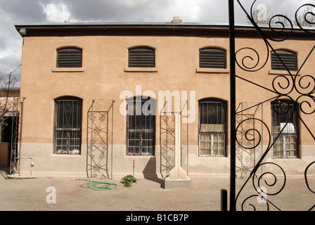 L'école à San Felipe de Neri Eglise Catholc dans la vieille ville d'Albuquerque au Nouveau Mexique Banque D'Images