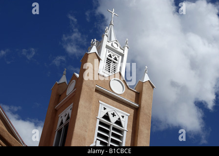 San Felipe de Neri Catholc Église dans la vieille ville d'Albuquerque au Nouveau Mexique Banque D'Images