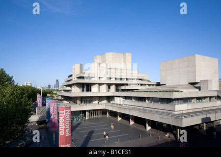 Le Théâtre National. Le South Bank, Londres, Angleterre Banque D'Images