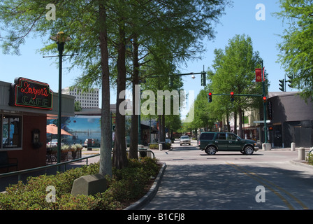 USA Louisiane Pays Cajun LA Centre-ville Centre-ville de Lafayette Banque D'Images