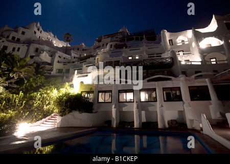 De Nightshot Casapueblo Punta del Este en Uruguay Banque D'Images