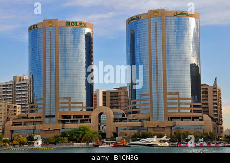 Twin Towers Shopping Centre, Émirats Arabes Unis, Dubai Banque D'Images