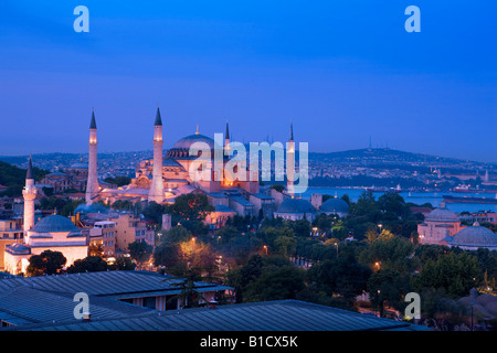 La mosquée Sainte-Sophie à Istanbul Banque D'Images