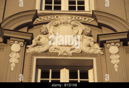 Appartement Maison historique dans le quartier de Rotherbaum à Hambourg, Allemagne Banque D'Images