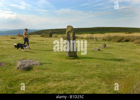 Mitchells fois pierres dans le Shropshire en Angleterre Banque D'Images