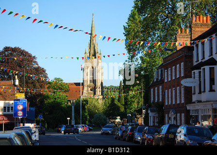 L'église All Saints de High Street, West Wycombe, Buckinghamshire, Angleterre, Royaume-Uni Banque D'Images