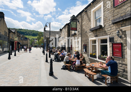 Épaule de mouton Pub, Bridge Gate, du centre-ville, Hebden Bridge, Calder Valley, West Yorkshire, England, United Kingdom Banque D'Images