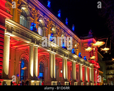 Construction allégée colorés en cas Luminale 2008 Bourse de Francfort Hesse Allemagne Banque D'Images