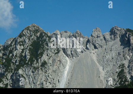 La monture Piper depuis le sommet du Jof di Sompdogna Banque D'Images