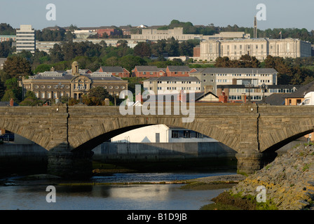 Pont Trefechan Aberystwyth Banque D'Images