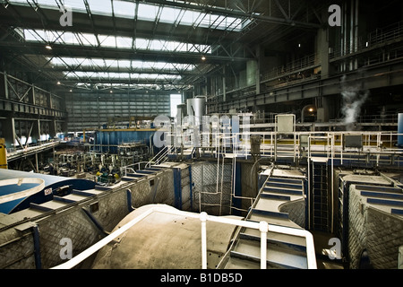 L'intérieur de la Turbine Drax Power Station, North Yorkshire, UK Banque D'Images