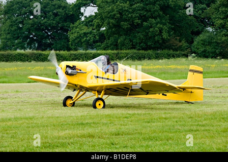 Druine Turbulent D.31 à l'aéronef (Lashenden Headcorn, aérodrome), Kent, Angleterre Banque D'Images