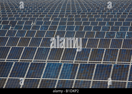 Solaire photovoltaïque Banque D'Images