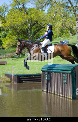 Concurrent à Scotsburn Horse Trials, Ecosse, Grande-Bretagne Banque D'Images