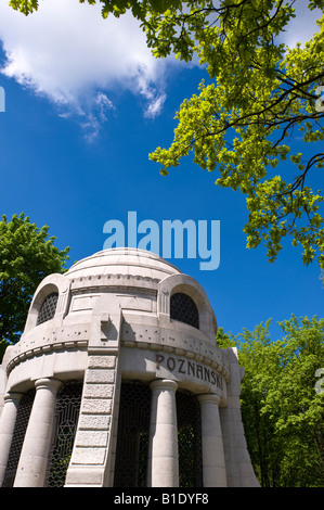 Cimetière juif de Lodz Pologne Banque D'Images