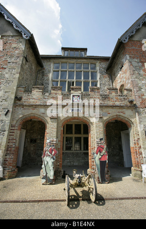 Ville de Salisbury, Angleterre. Le carabinier dans l'armoire Regimental Museum at Salisbury's la fermer. Banque D'Images