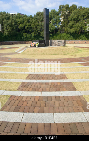 Monument cénotaphe à l'hypocentre de la bombe atomique ou Ground Zero à Nagasaki, Japon Banque D'Images