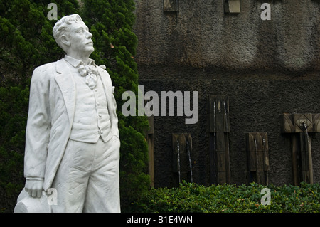 Statue de Puccini dans Glover Garden. Nagasaki, Japon Banque D'Images