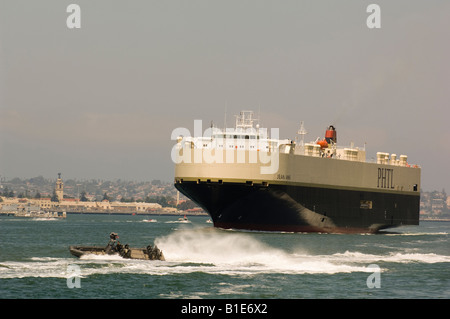 San Diego, CA USA ro ro voiture et ferry Jean Anne voyages entre San Deigo et Hawaï Banque D'Images