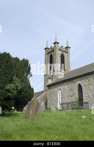 Cathédrale St'edan, Fougères Banque D'Images