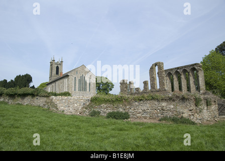 Cathédrale St'edan, Fougères Banque D'Images