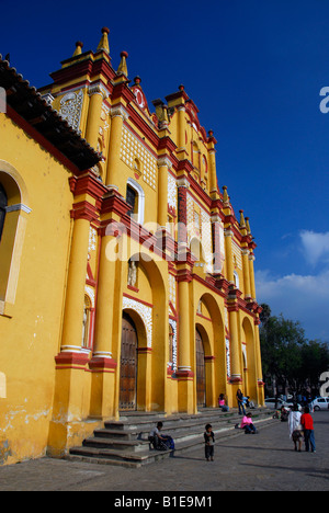 Cathédrale de San Critobal de las Casas, Chiapas, Mexique de l'État Banque D'Images