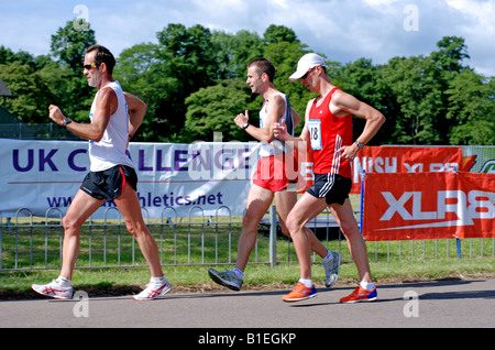 Course pédestre à Leamington Spa, Angleterre, RU Banque D'Images