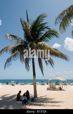 Plage de l'île Isla Mujeras des femmes au Mexique Banque D'Images