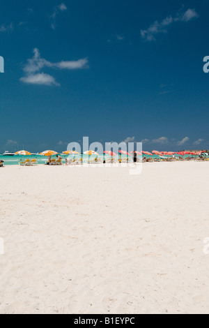 Plage de l'île Isla Mujeras des femmes au Mexique Banque D'Images