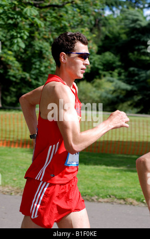 Course pédestre internationale à Leamington Spa, Royaume-Uni Banque D'Images